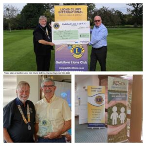 Guildford Lions Club cheque presentation to Jigsaw
